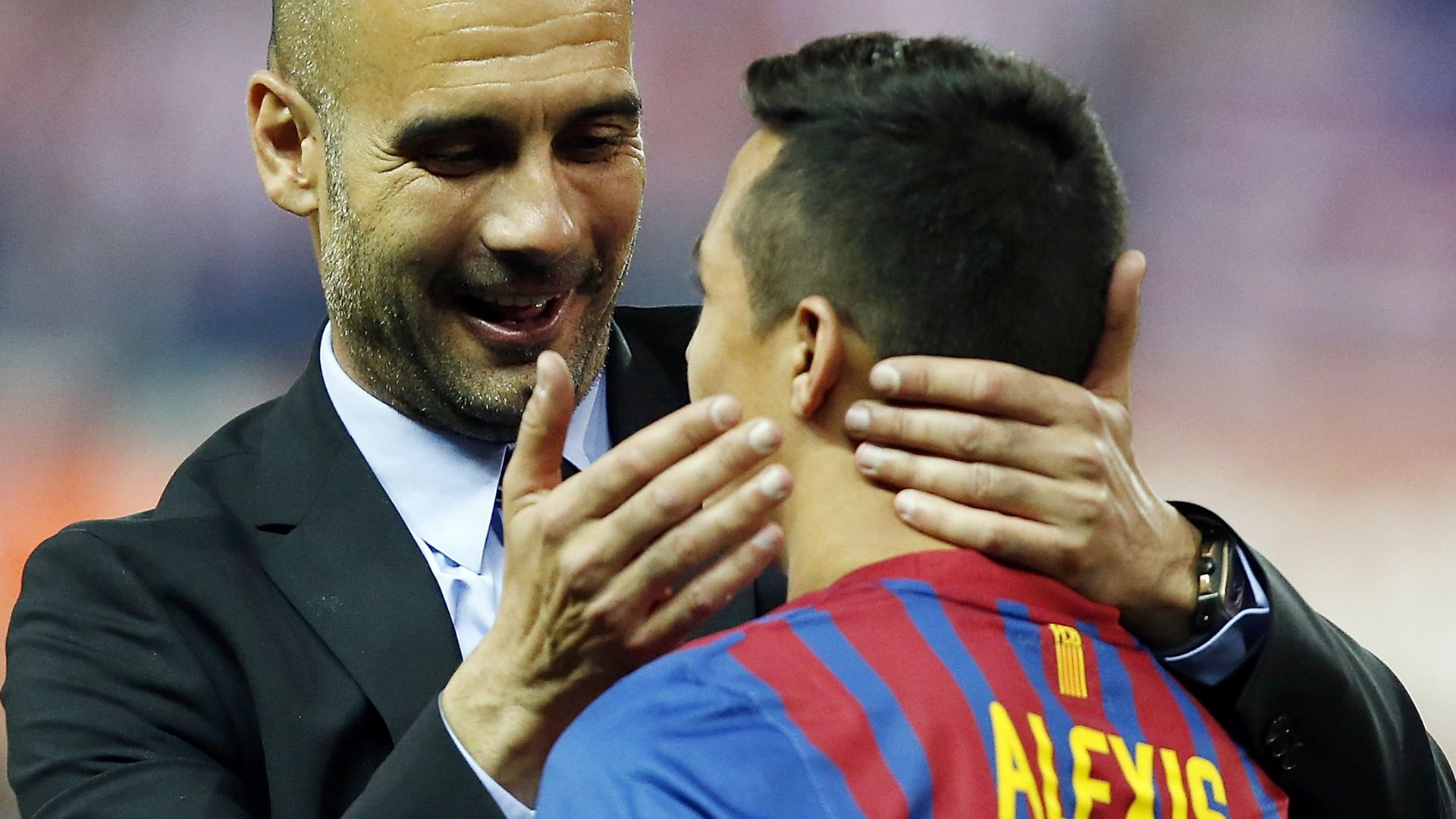 Pep Guardiola Alexis Sanchez Barcelona