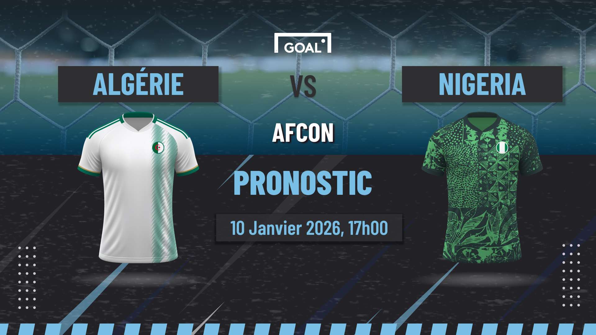Pronostic Algérie vs Nigeria