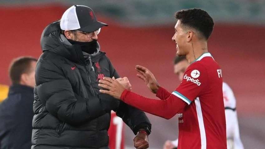 Jürgen Klopp Roberto Firmino Liverpool Premier League 2020-21