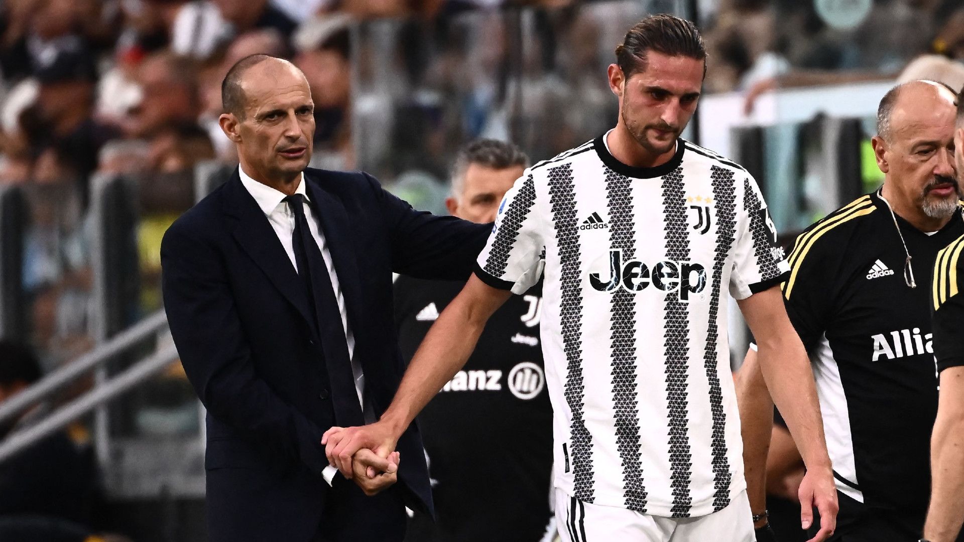 Allegri Rabiot Juventus Roma Serie A