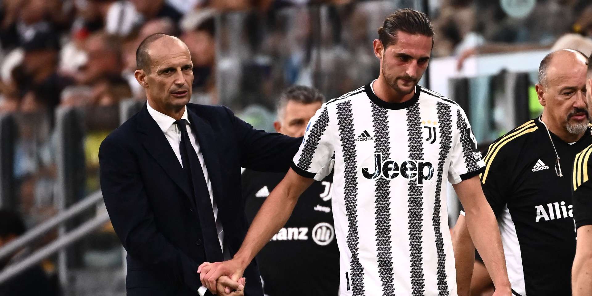 Allegri Rabiot Juventus Roma Serie A
