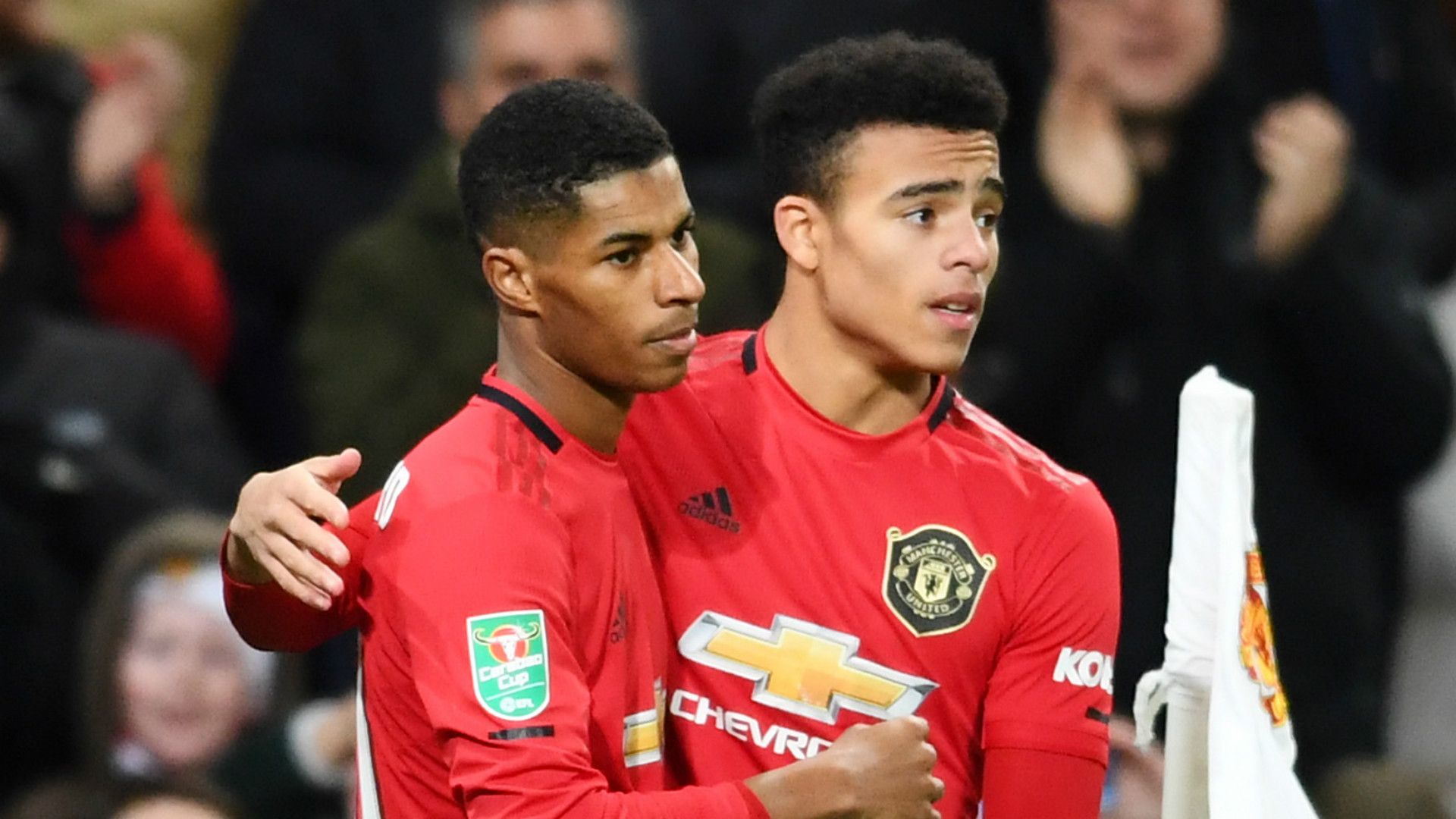 Marcus Rashford Mason Greenwood Manchester United 2019-20