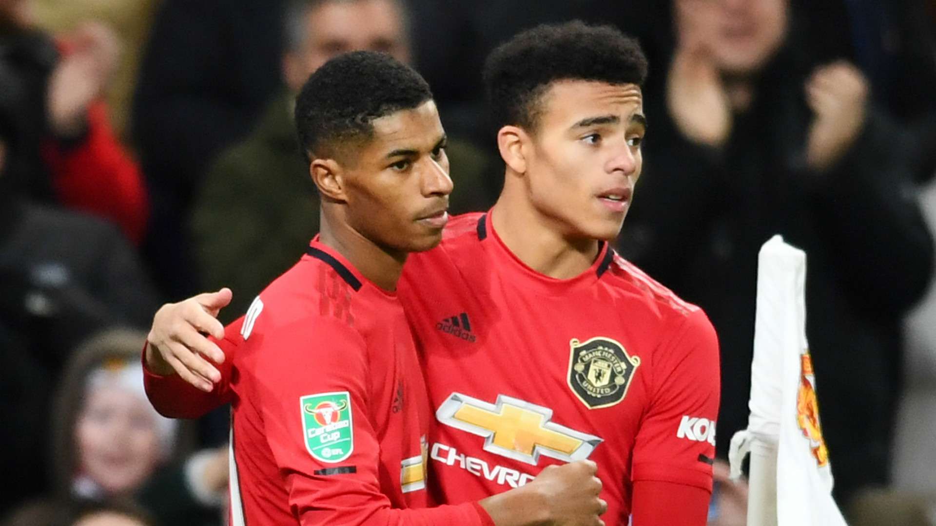 Marcus Rashford Mason Greenwood Manchester United 2019-20