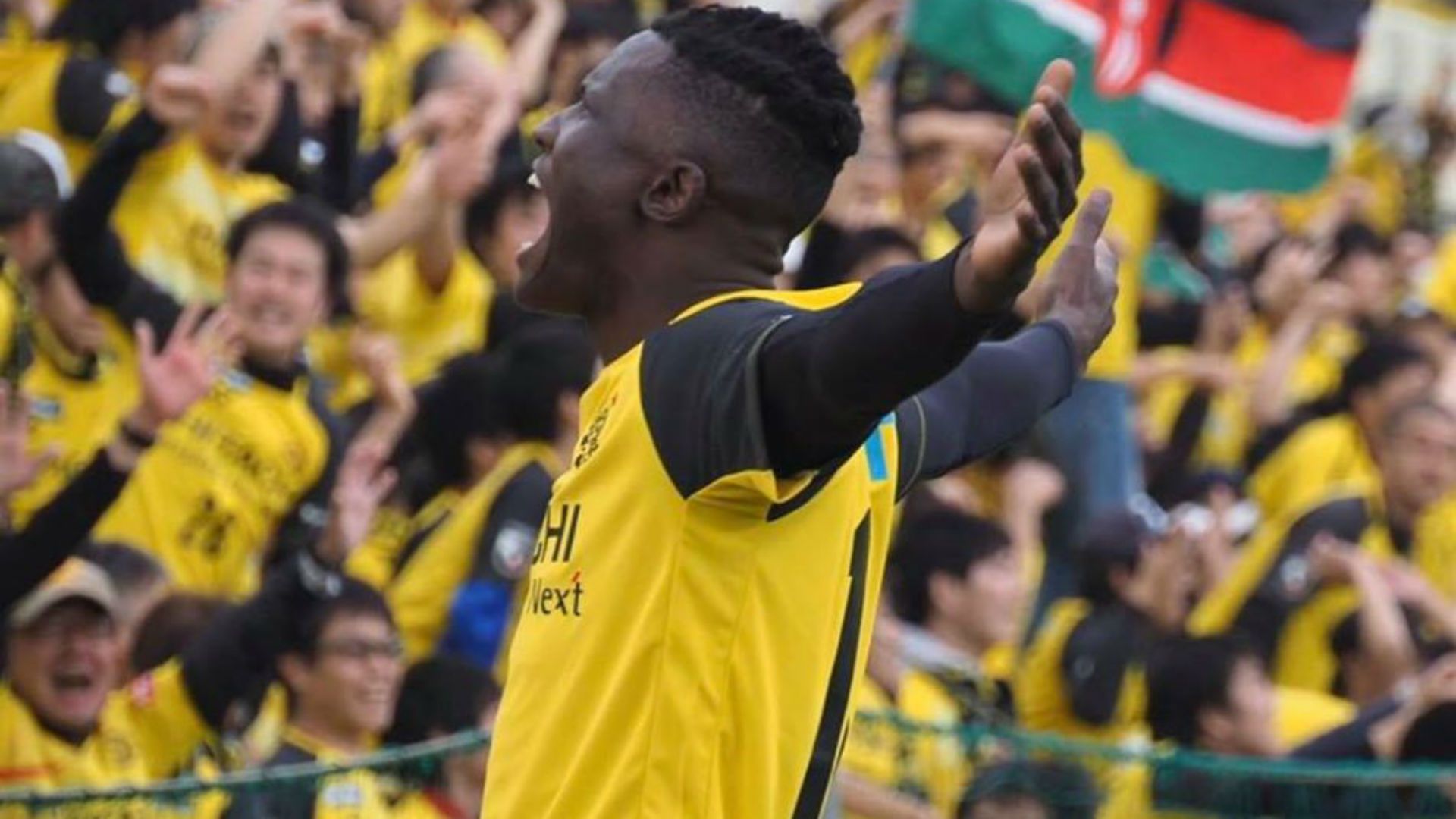 Michael Olunga of Kenya and Kashiwa Reysol.