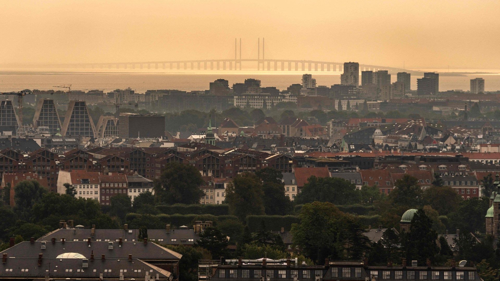 Oresund Bridge Malmo Copenhagen
