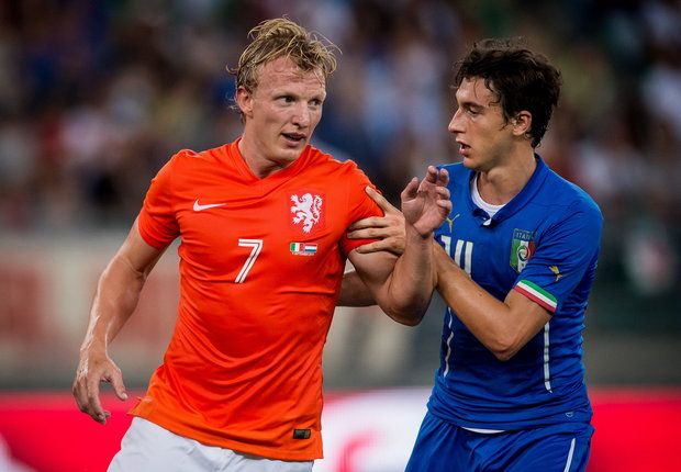 Dirk Kuyt, Matteo Darmian, Netherlands - Italy 04/09/2014