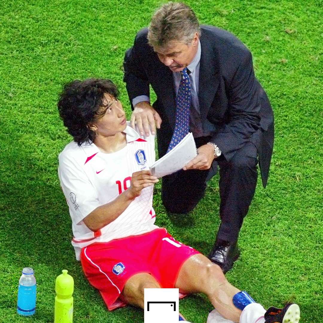 Ahn Jung-hwan Guus Hiddink South Korea 2002 World Cup GFX