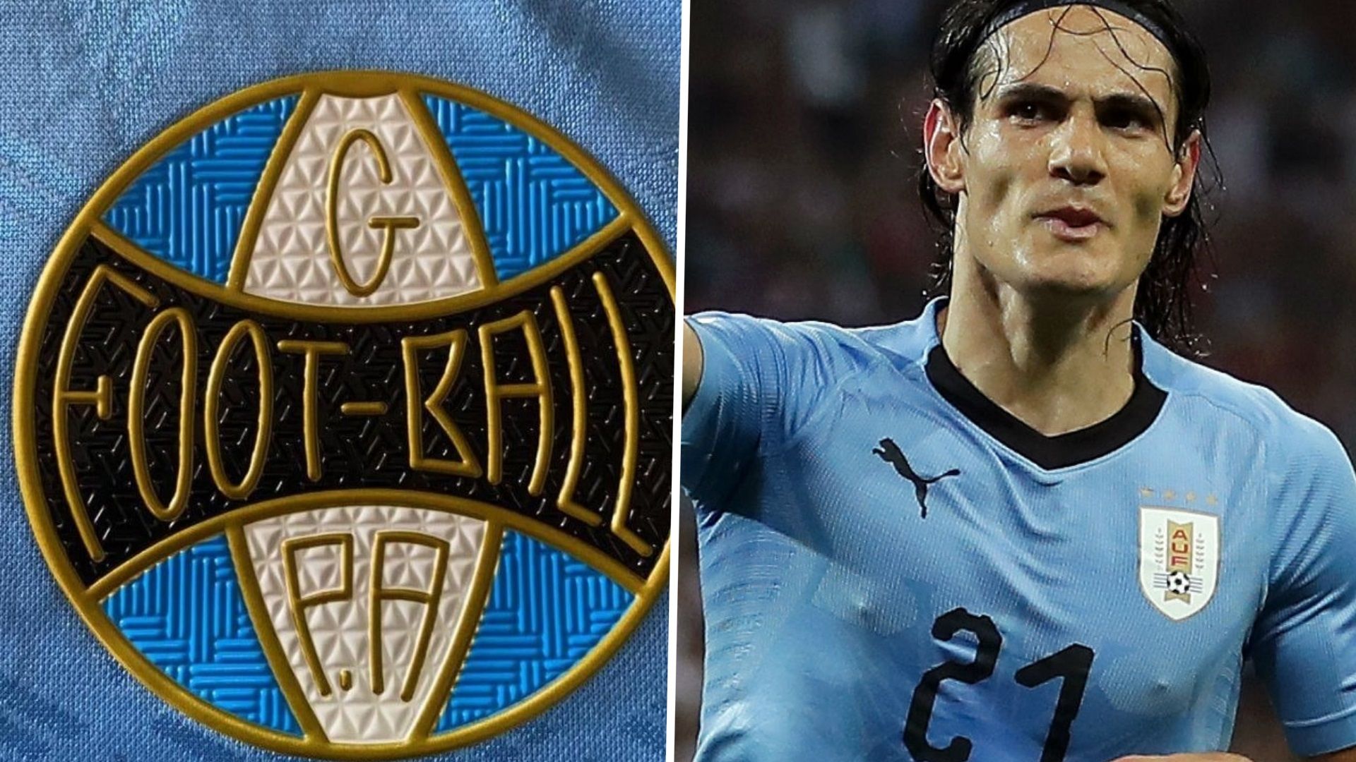 GFX camisa Grêmio Cavani 15 09 2020