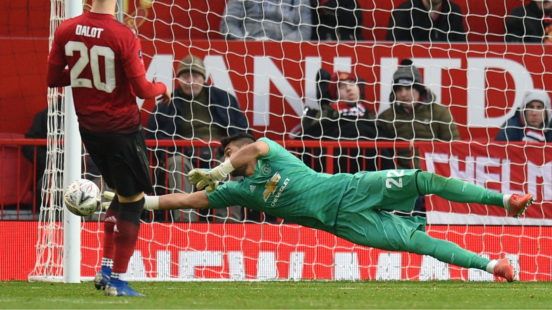 Sergio Romero Manchester United Reading FA Cup 5012019