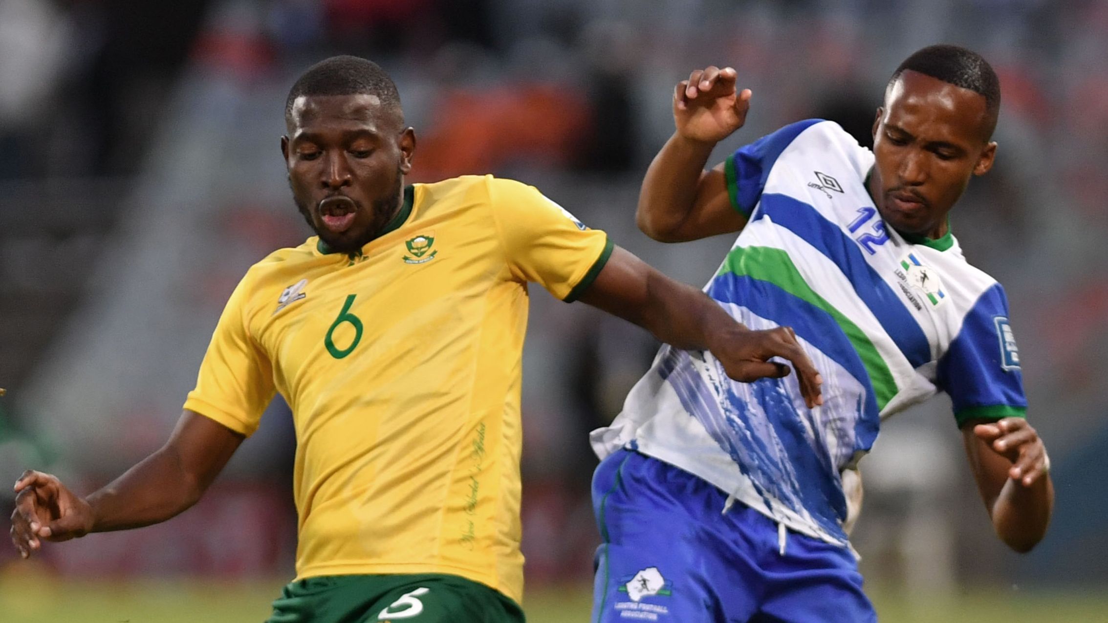 Katleho Makateng of Lesotho and Aubrey Modiba of South Africa