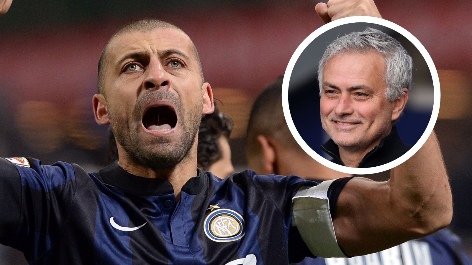 Jose Mourinho Walter Samuel Inter Roma