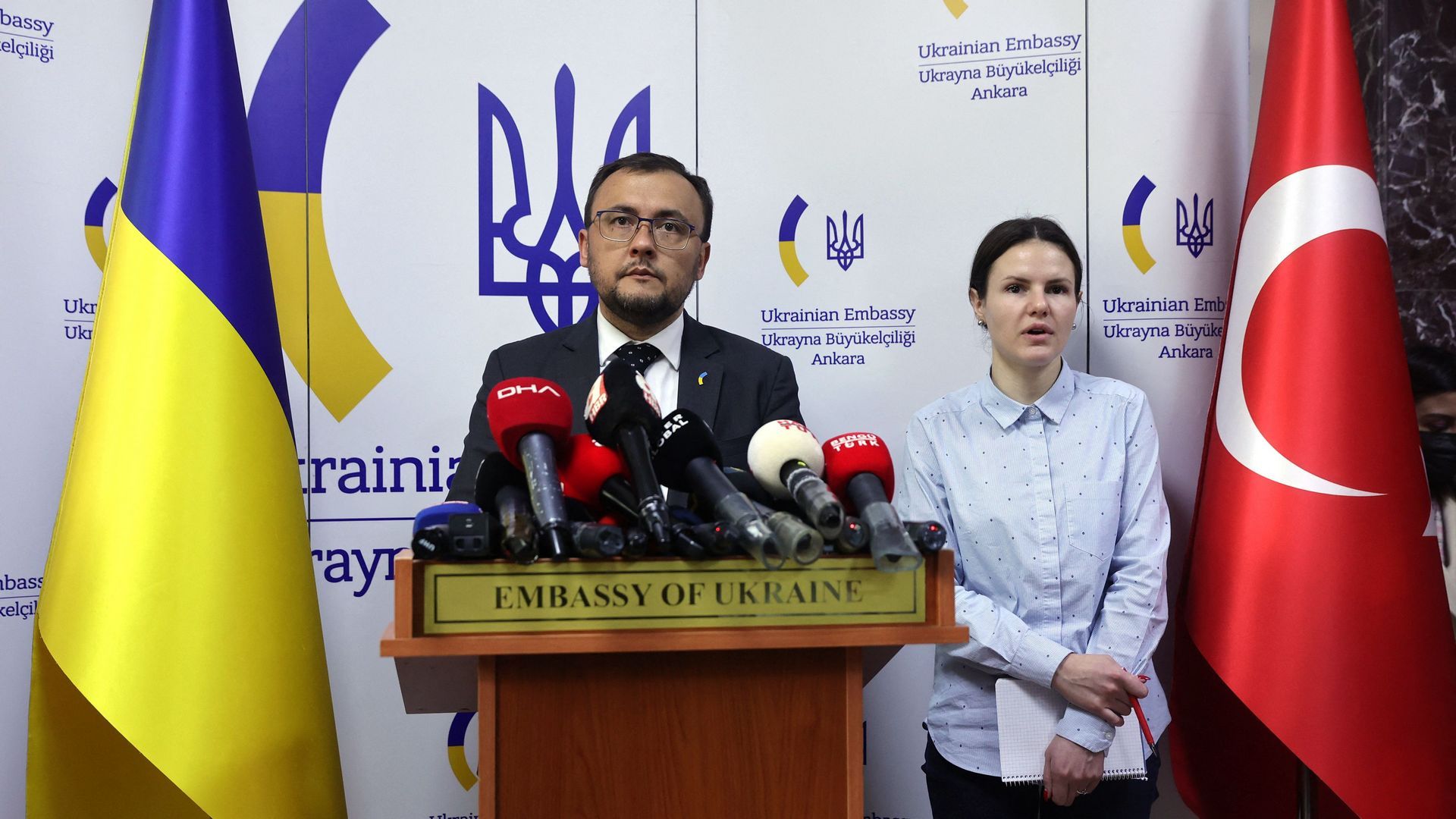 Ukrainian ambassador to Turkey Vasyl Bodnar