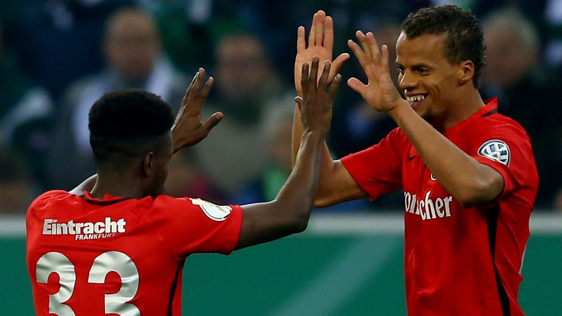 TALEB TAWATHA TIMOTHY CHANDLER EINTRACHT FRANKFURT GERMAN CUP DFB POKAL 25042017