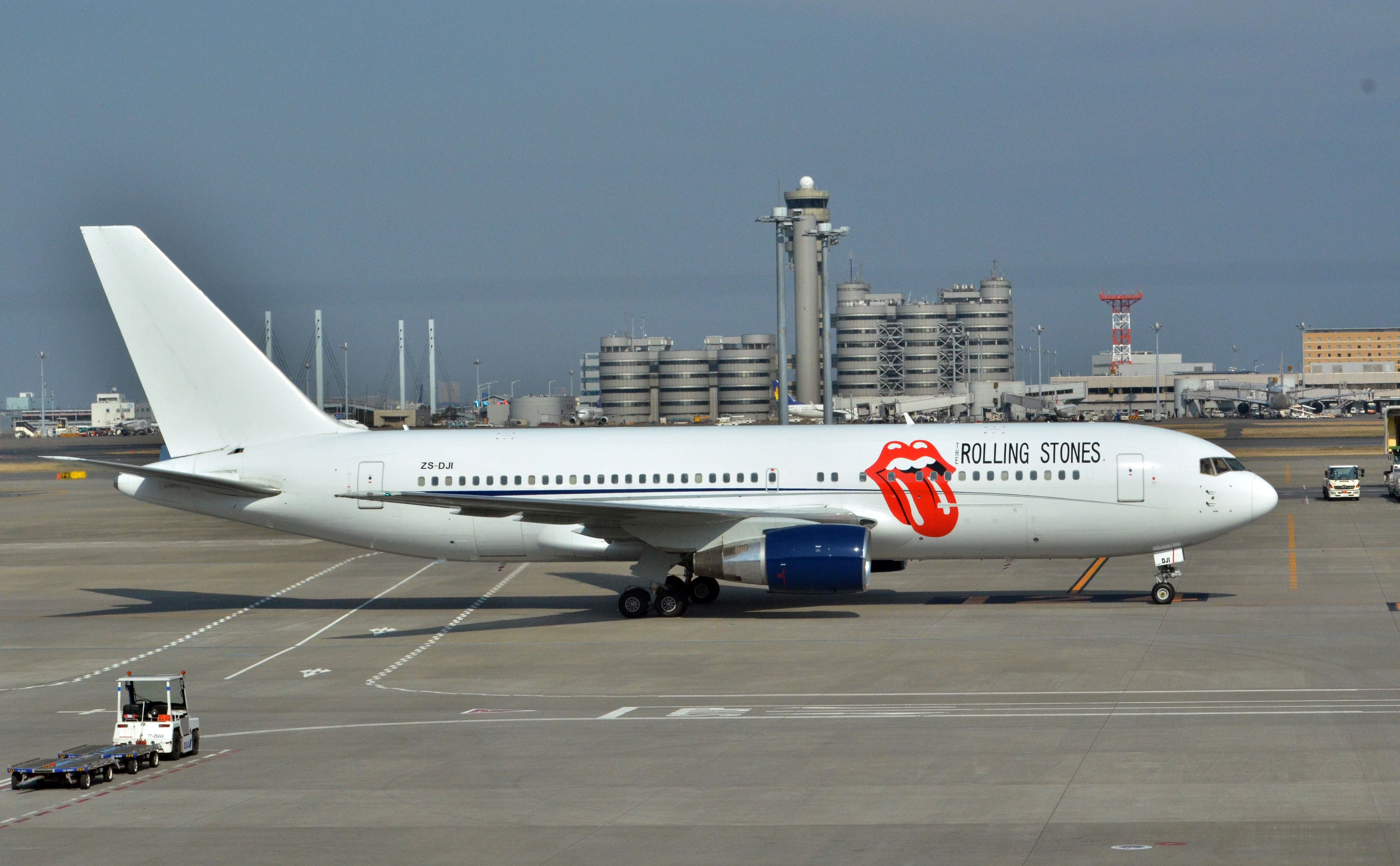 Rolling Stones' private jet