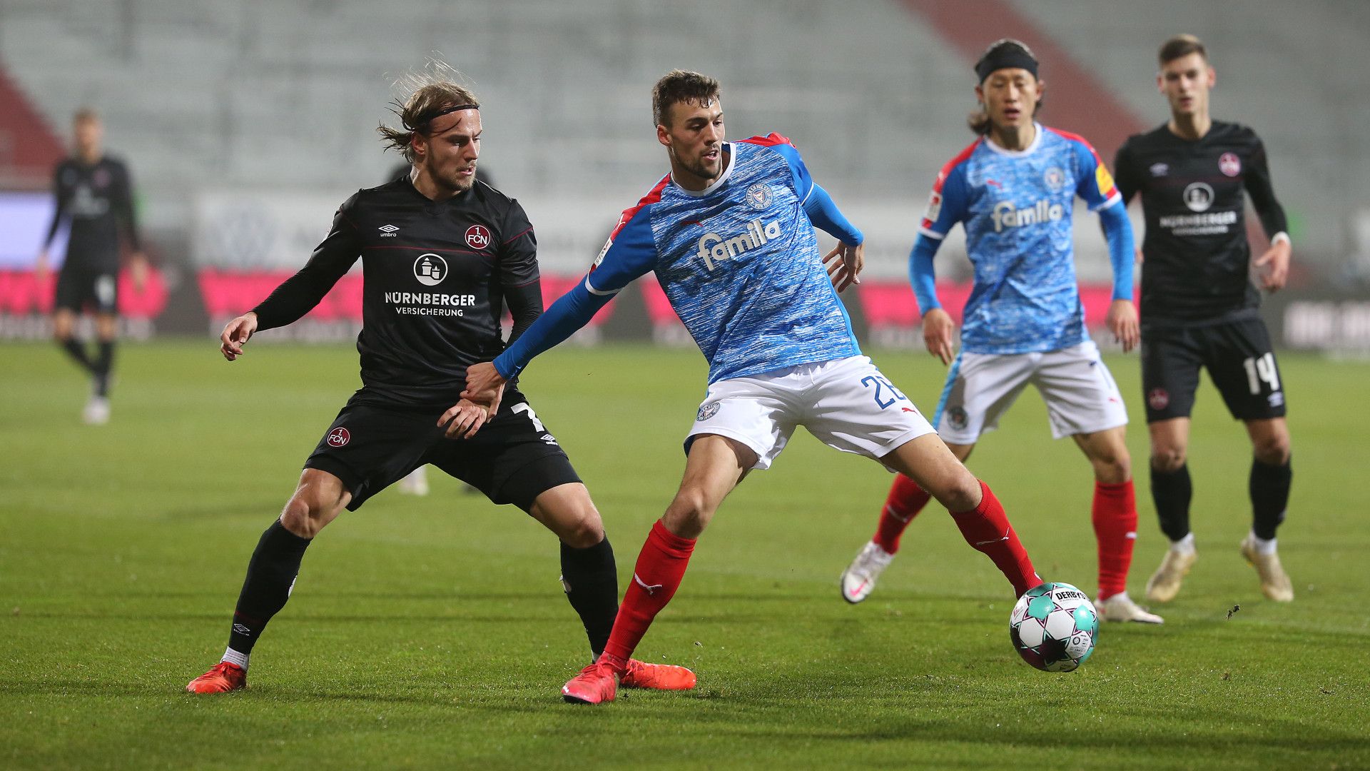 Nürnberg vs. Kiel 2. Bundesliga 25.04.2021