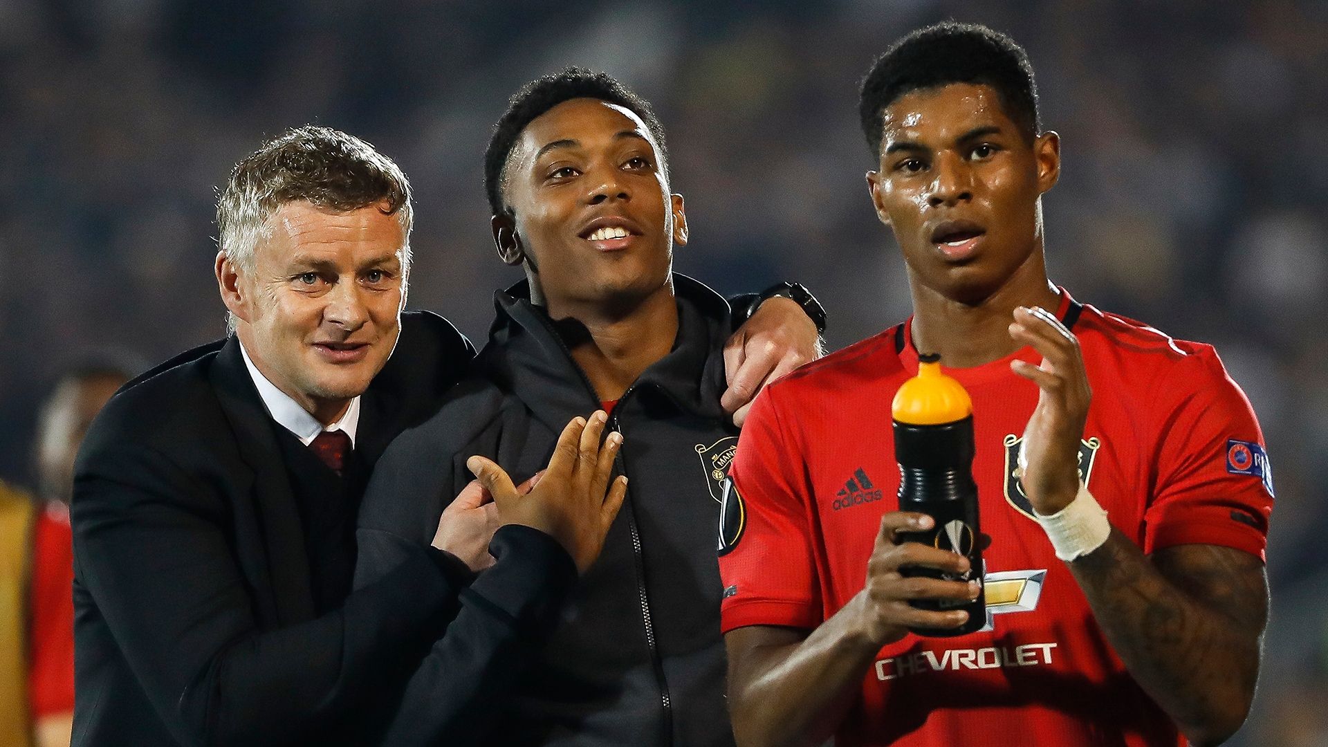 Ole Gunnar Solskjaer Marcus Rashford Anthony Martial