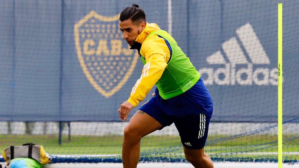Diego Pulpo Gonzalez Boca Entrenamiento 22102020