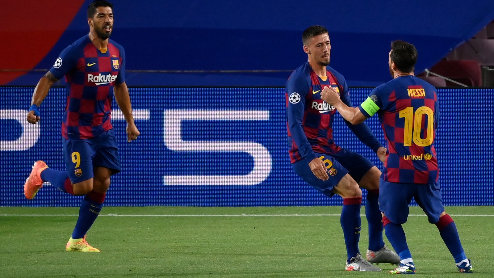 barcelona napoli uefa champions league luis suarez lenglet messi