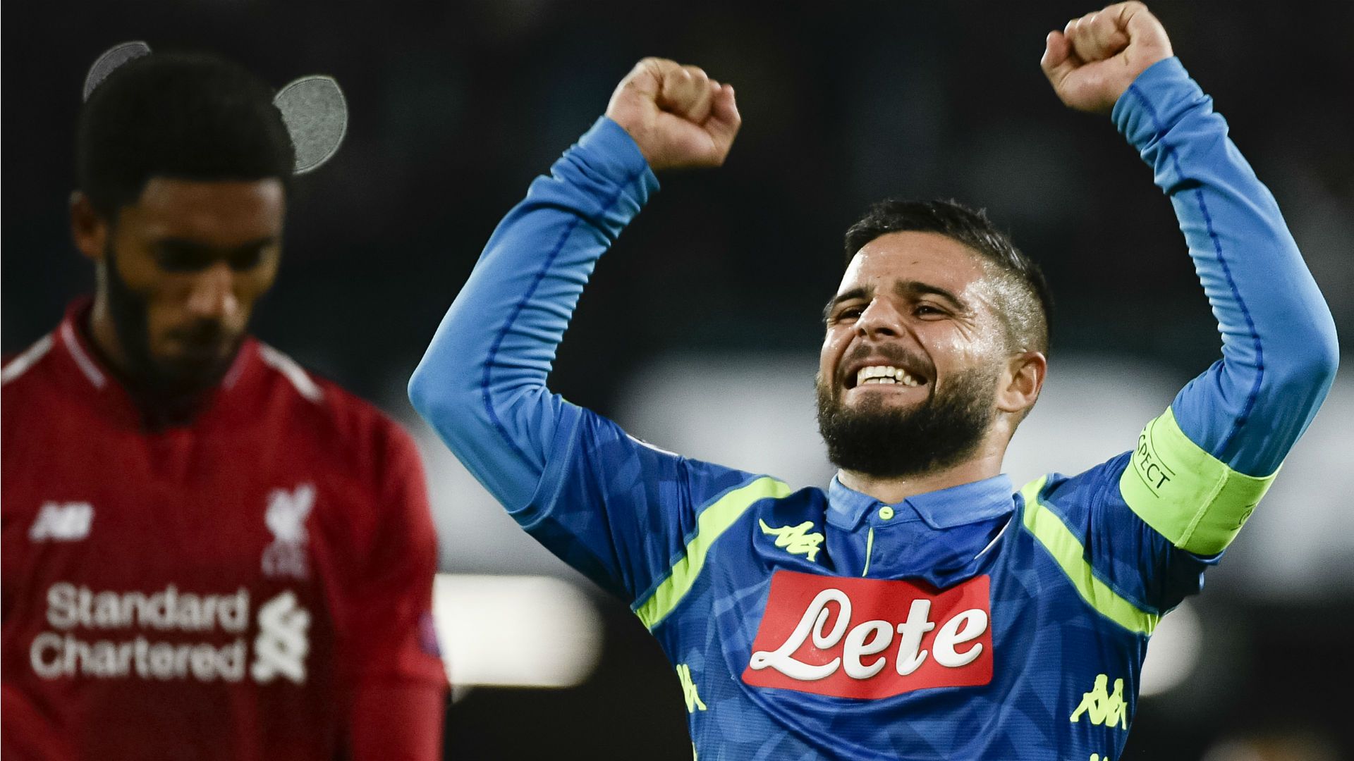 Insigne Napoli Liverpool Champions League