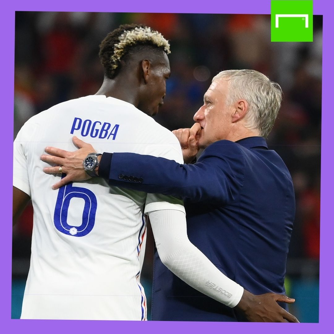 Paul Pogba Didier Deschamps France GFX