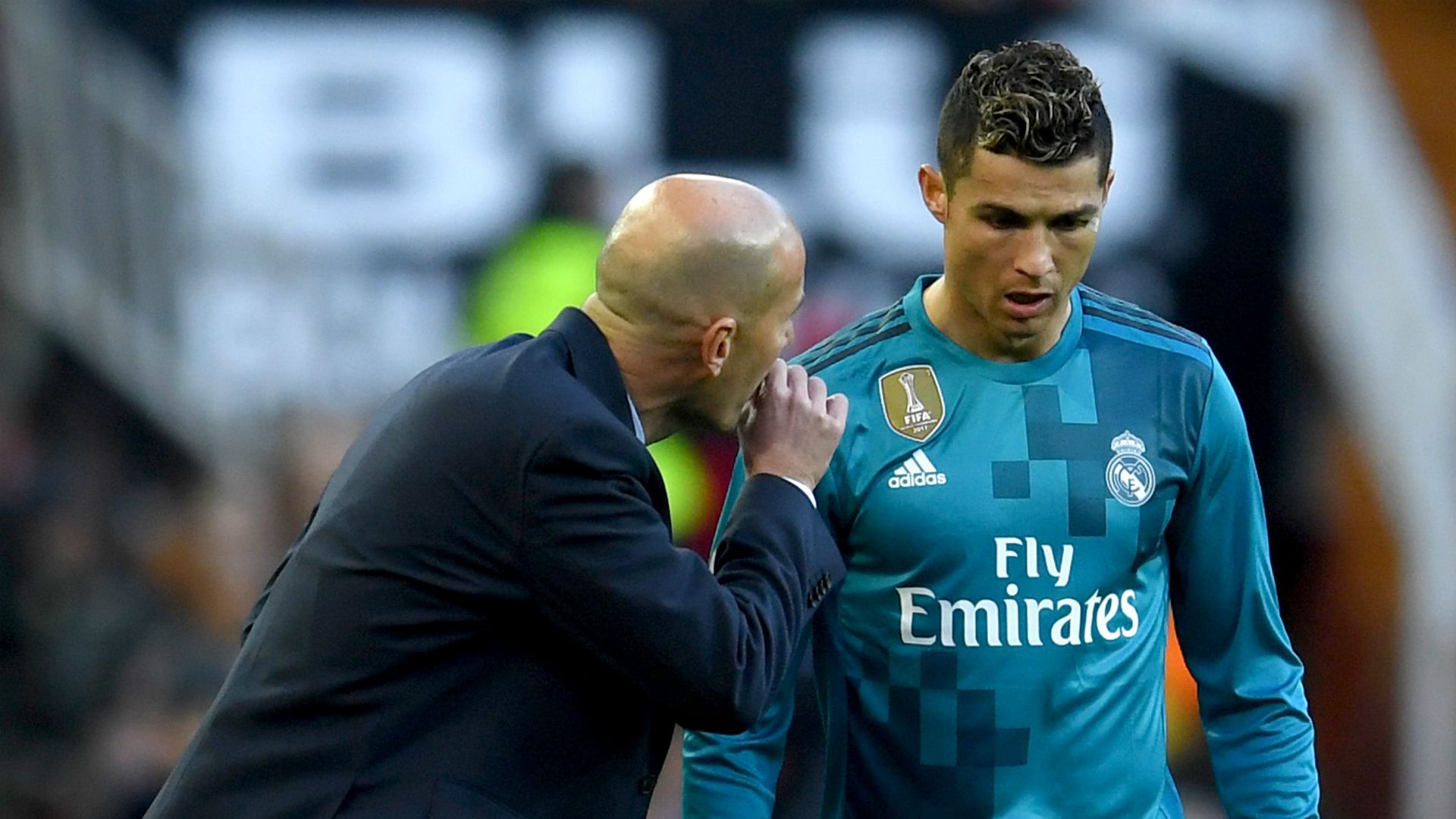 Cristiano Ronaldo Zinedine Zidane Real Madrid