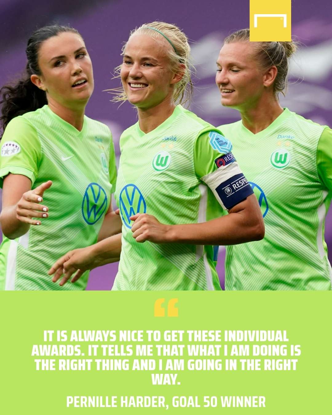 Pernille Harder quote GFX