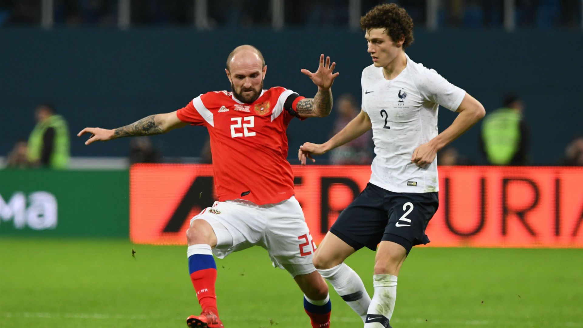 Benjamin Pavard Russia France Friendly 27032018.jpg