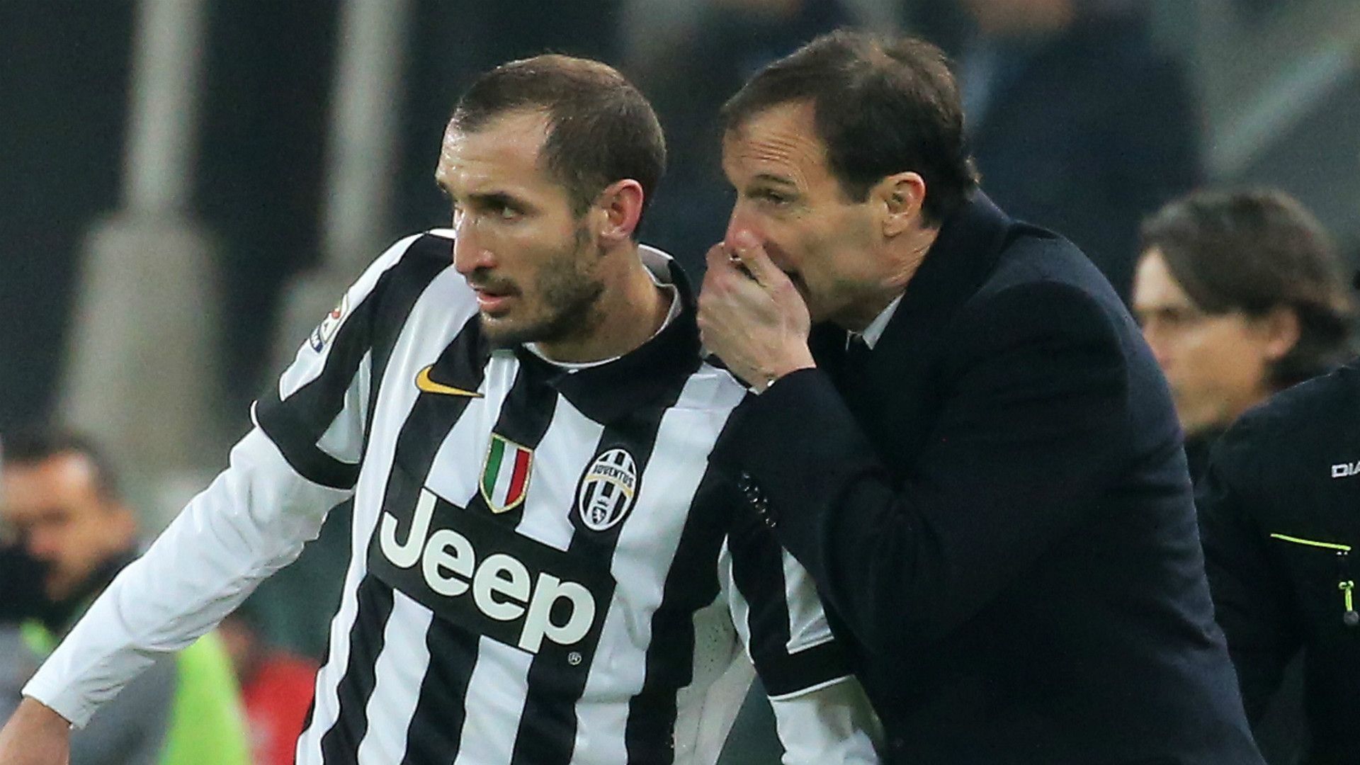 Giorgio Chiellini, Massimiliano Allegri, Juventus, Milan, Serie A, 07022015