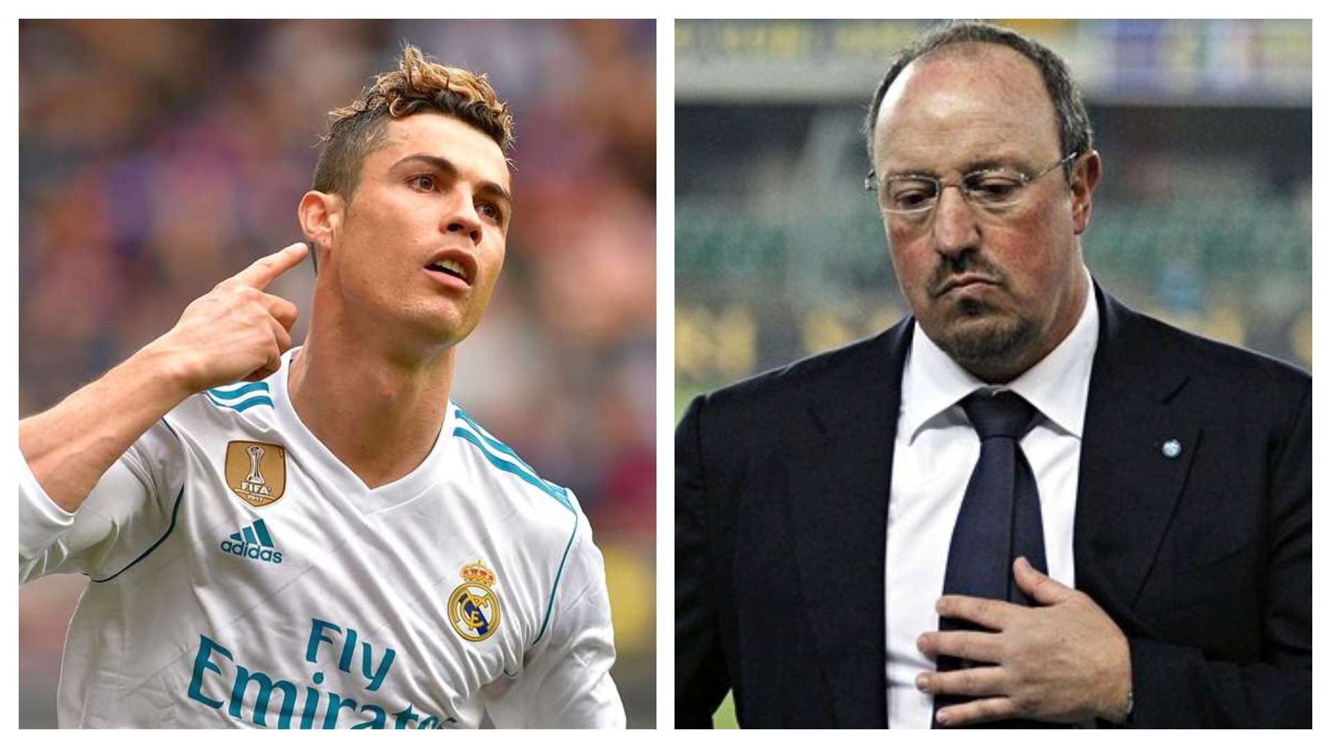 Rafael Benitez - Cristiano Ronaldo - real madrid