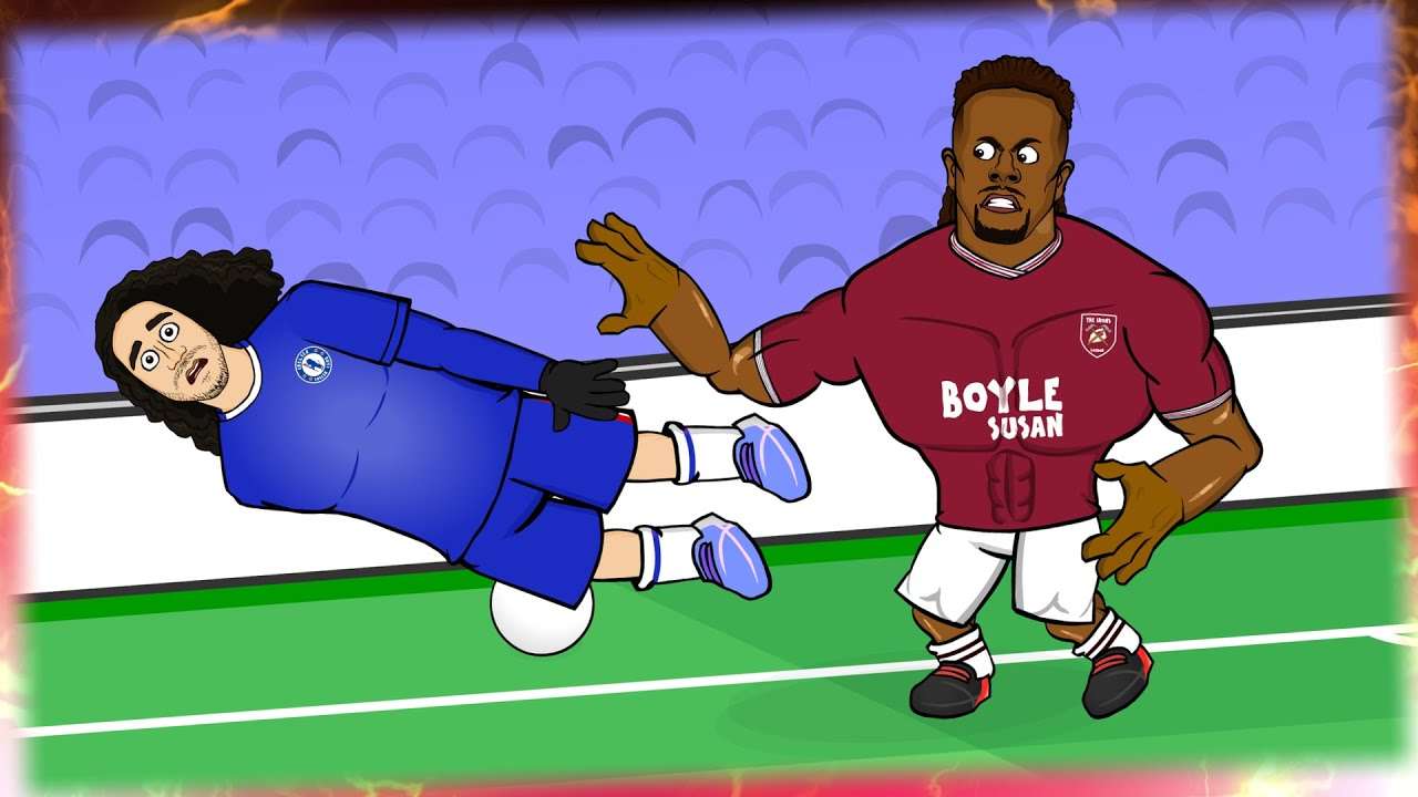 Marc Cucurella vs Adama Traore 442oons GFX