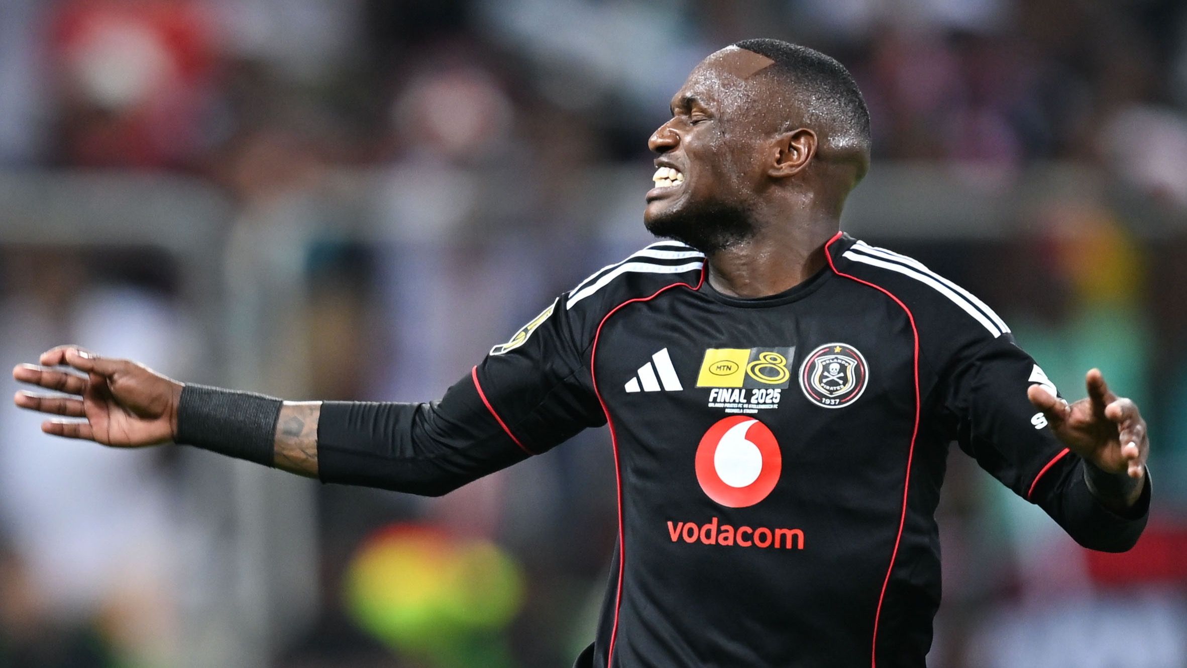 Kamogelo Sebelebele of Orlando Pirates