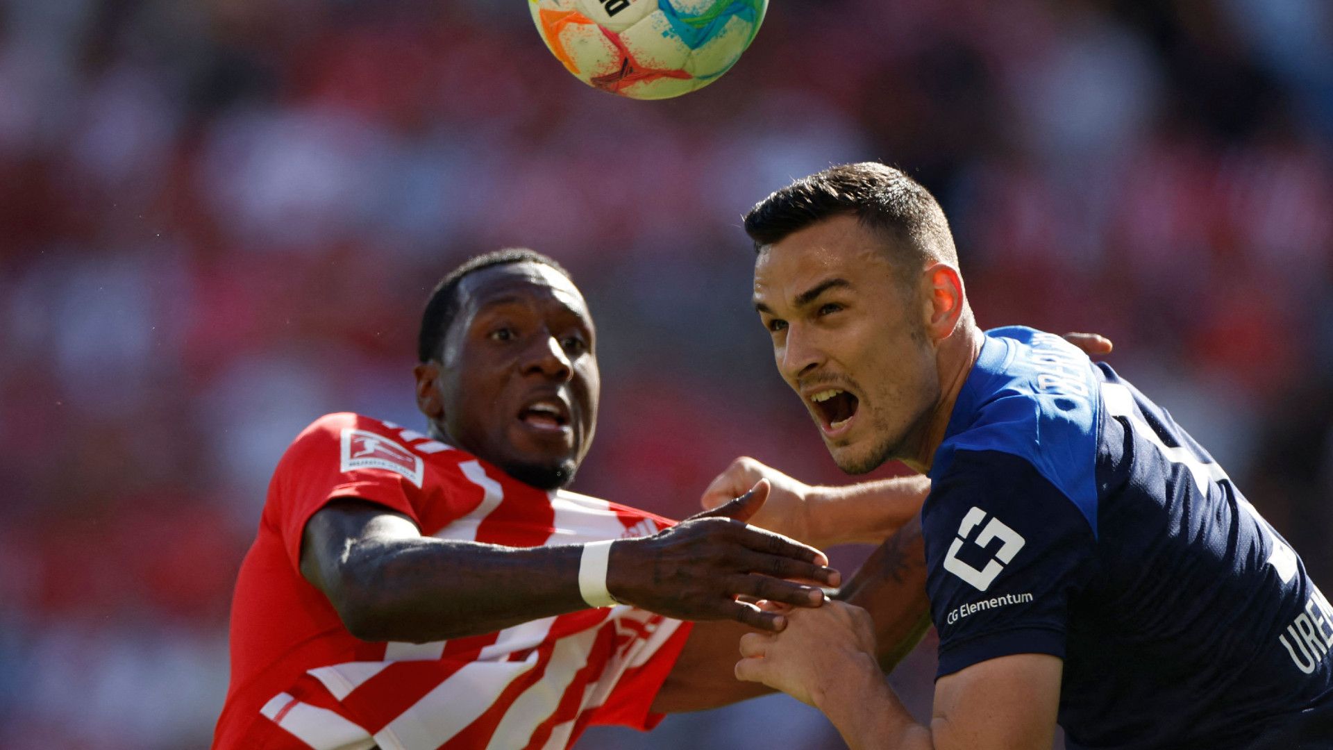 SHERALDO BECKER UNION BERLIN FILIP UREMOVIC HERTHA BUNDESLIGA 06082022