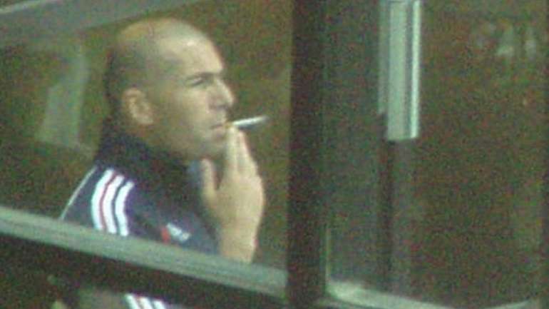 Zidane Smoking