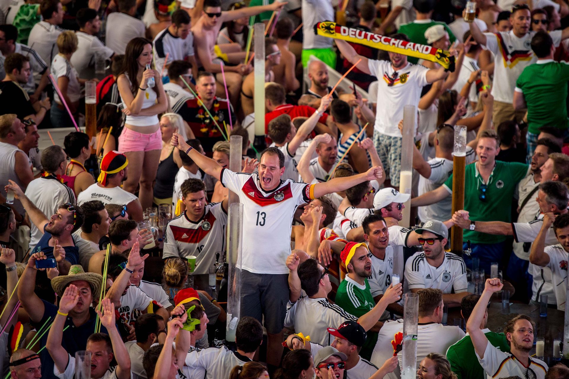 German fans France Germany World Cup 2014 07042014