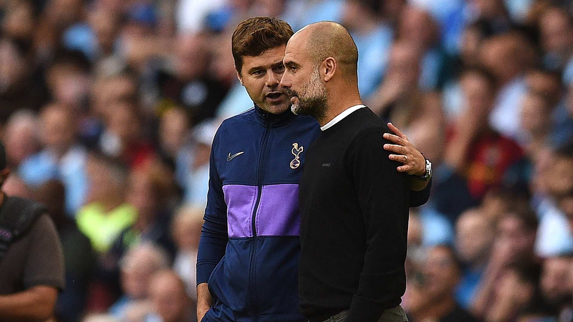 2019-08-17 Mauricio Pochettino Josep Guardiola