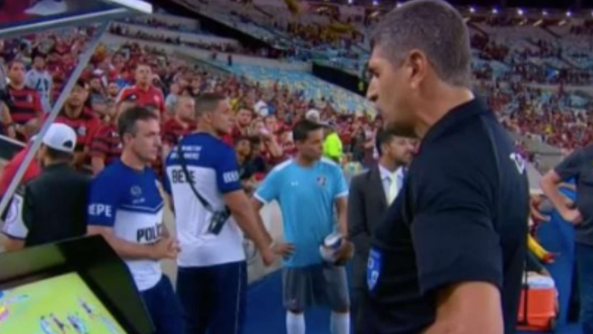 Marcelo Lima Henrique Fla Flu VAR 27 03 2019