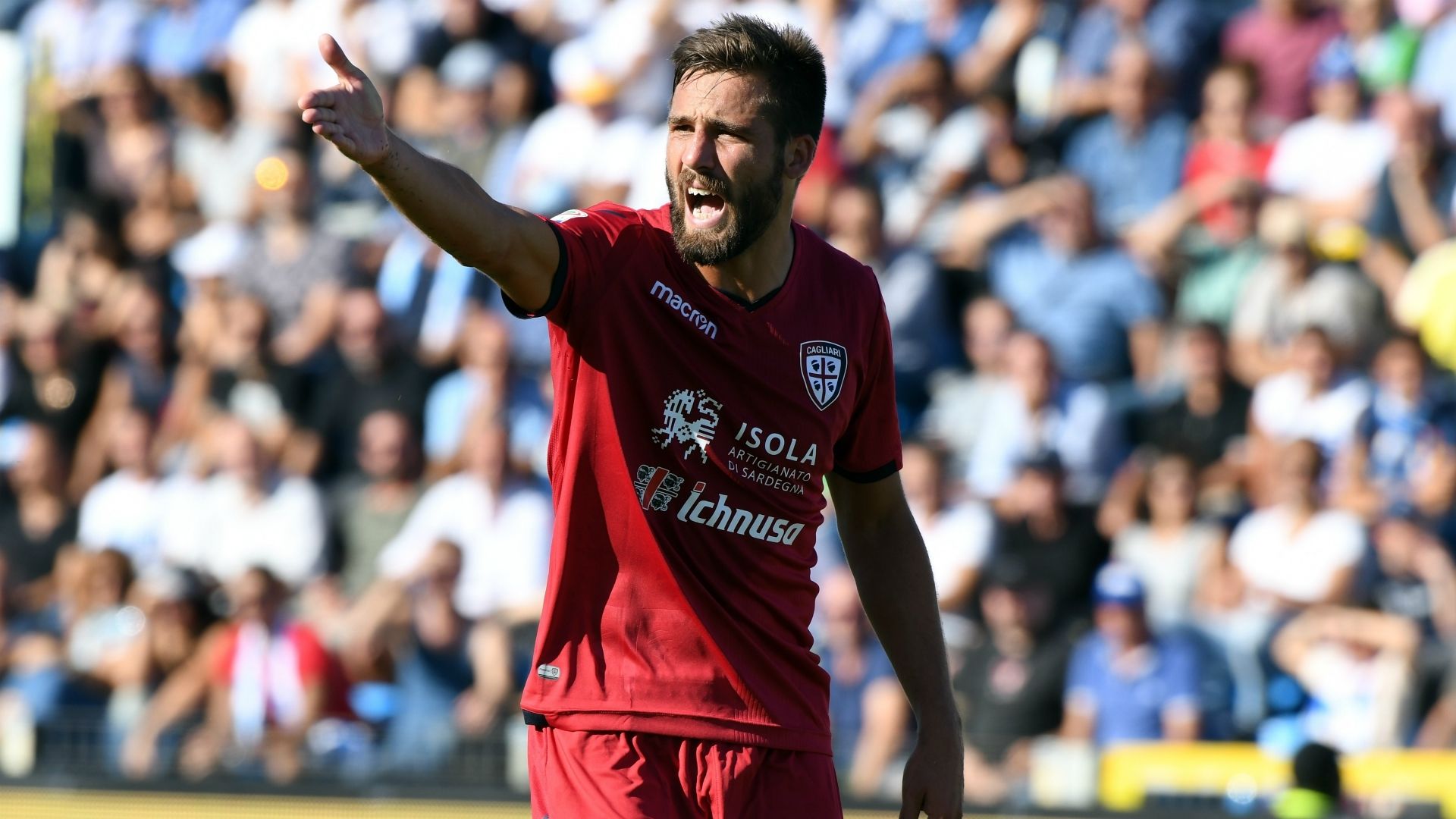 Leonardo Pavoletti Cagliari Serie A 09172017