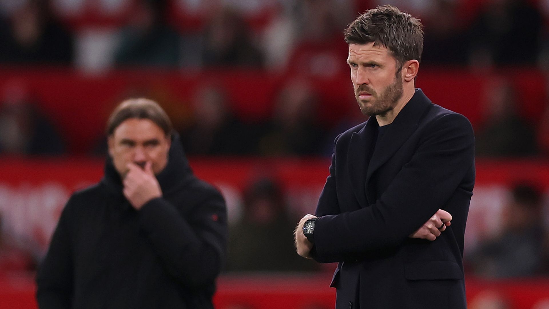 Michael Carrick Daniel Farke Manchester United Leeds