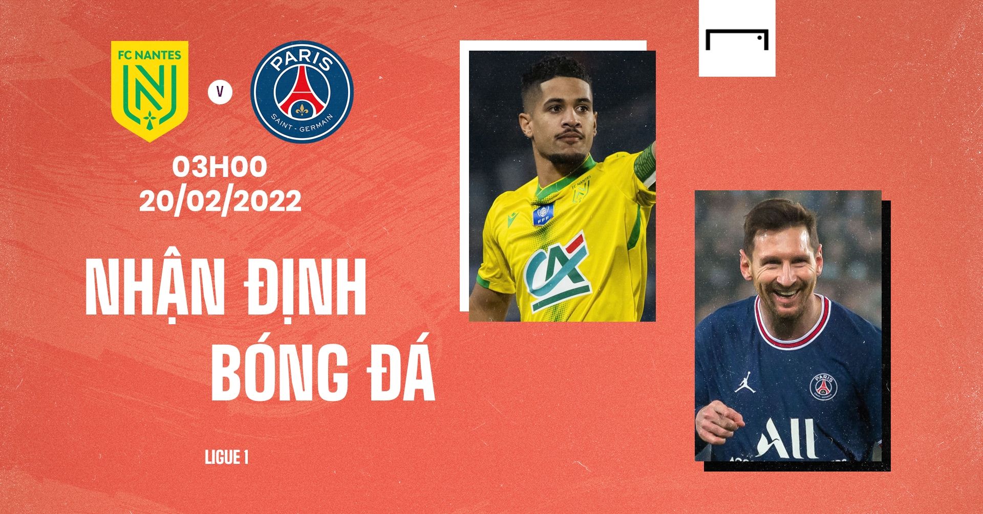 Preview Nantes vs PSG 2021/22 Ligue 1 GFX
