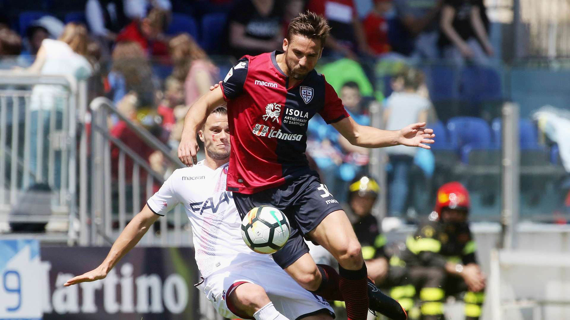 Leonardo Pavoletti Cagliari Bologna Serie A