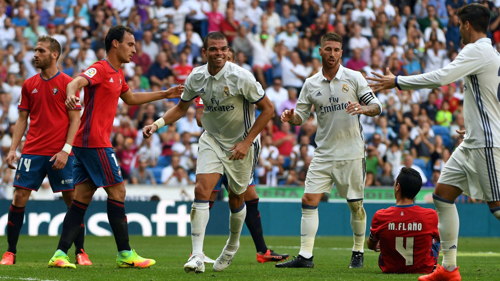 Real Madrid Osasuna La Liga 10092016