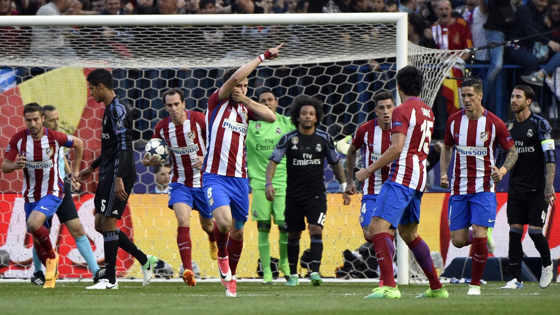 Saul Niguez Atletico Madrid Real Madrid Champions League