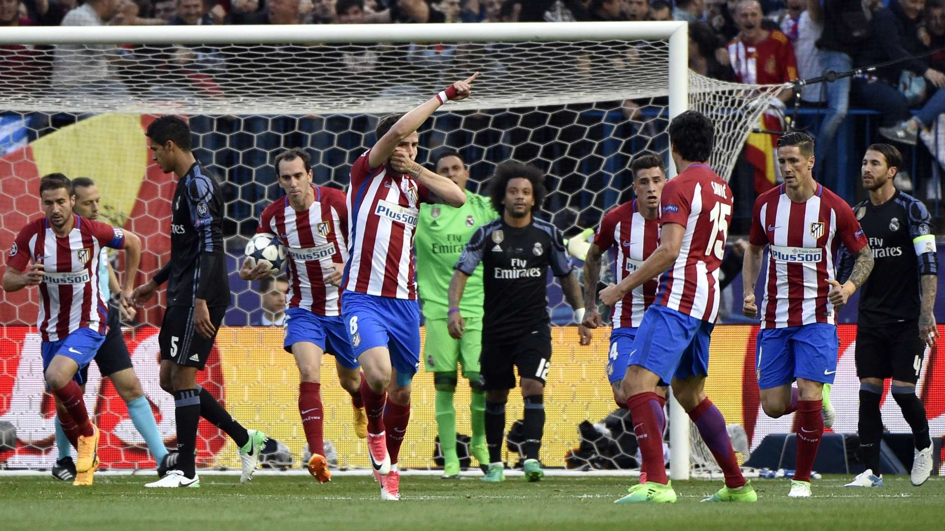 Saul Niguez Atletico Madrid Real Madrid Champions League