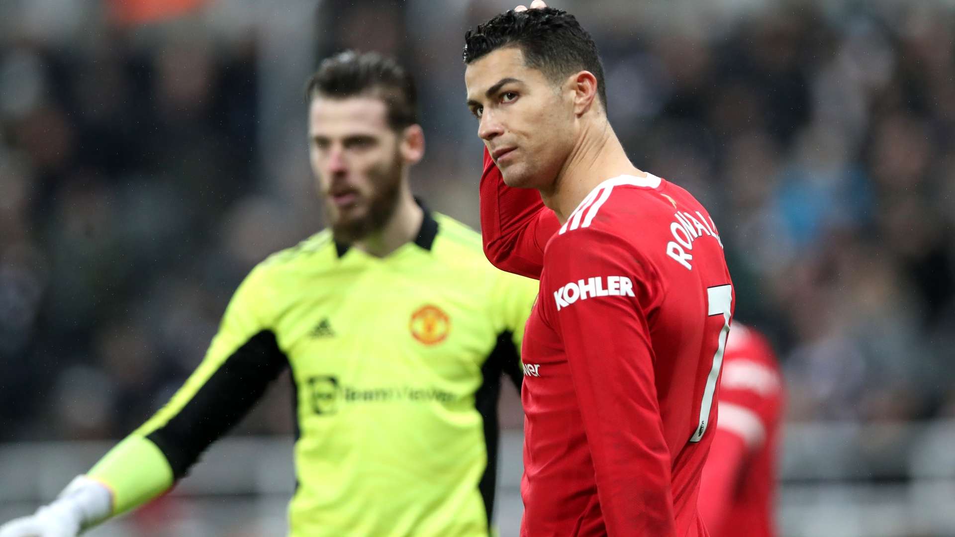 Cristiano Ronaldo react Manchester United 2021-22