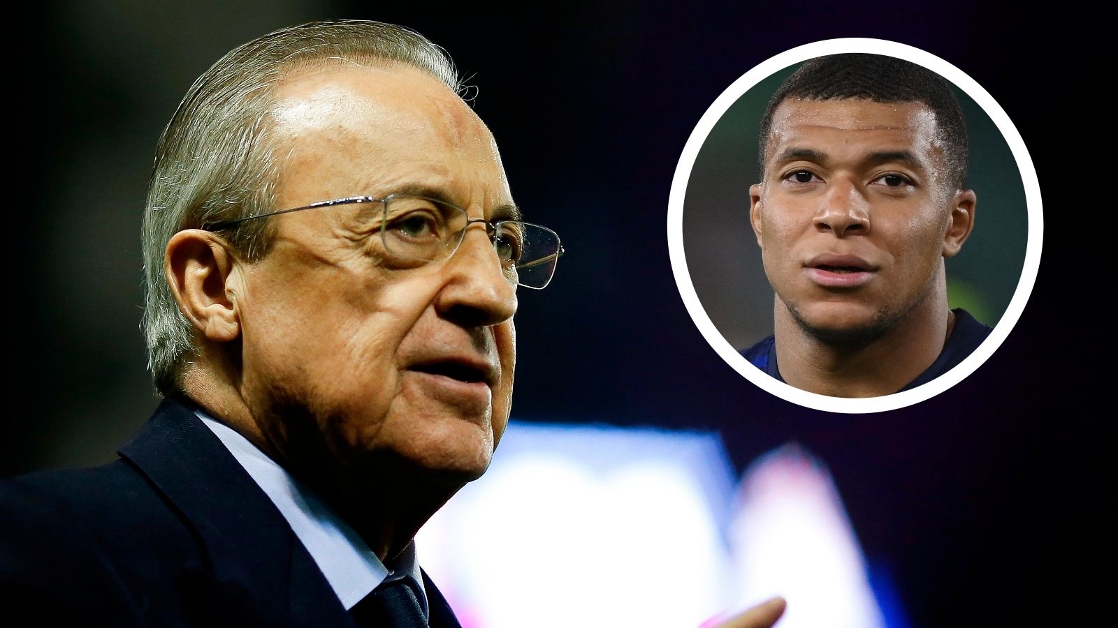 Florentino Perez, Real Madrid president, Kylian Mbappe