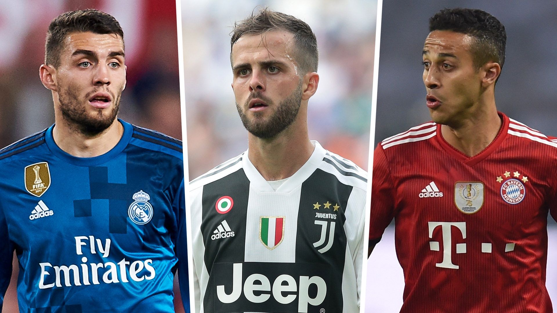Mateo Kovacic Miralem Pjanic Thiago Split