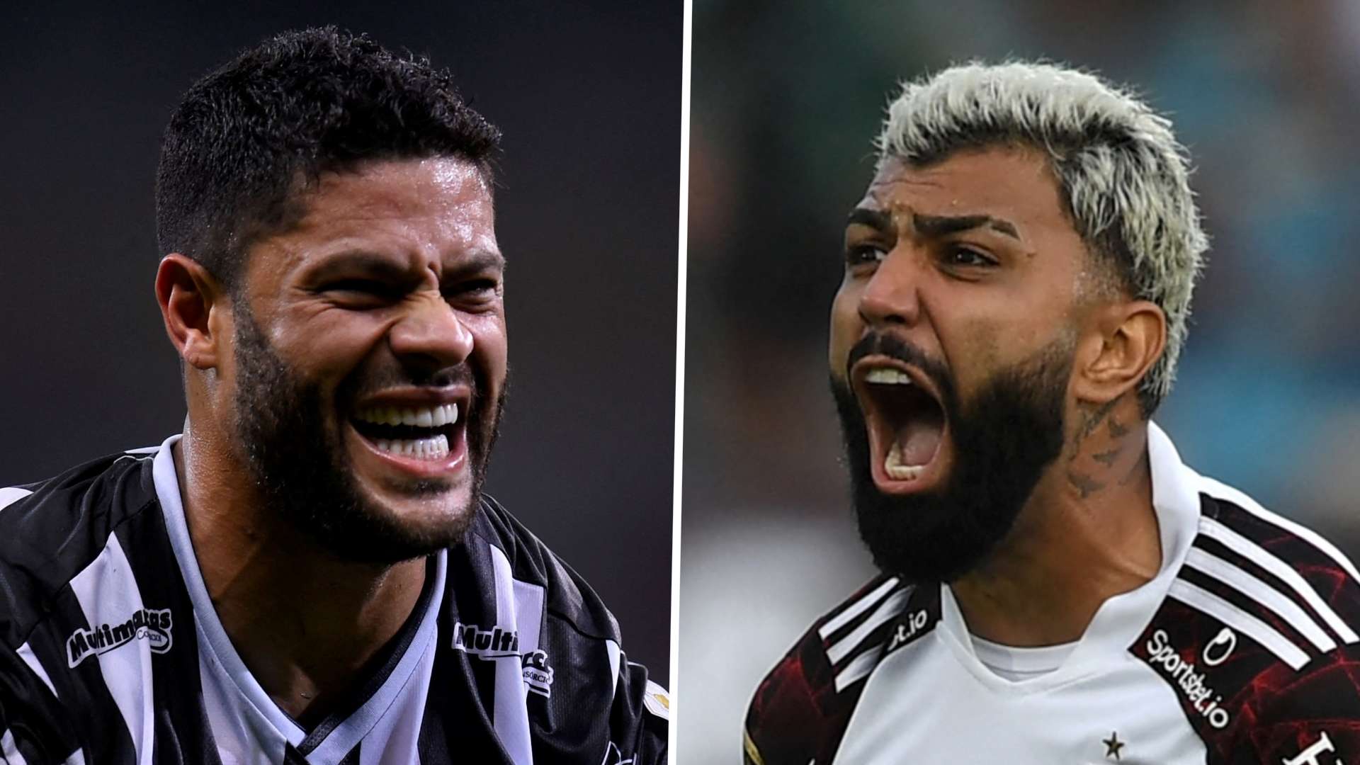 Hulk e Gabigol, Atlético-MG e Flamengo