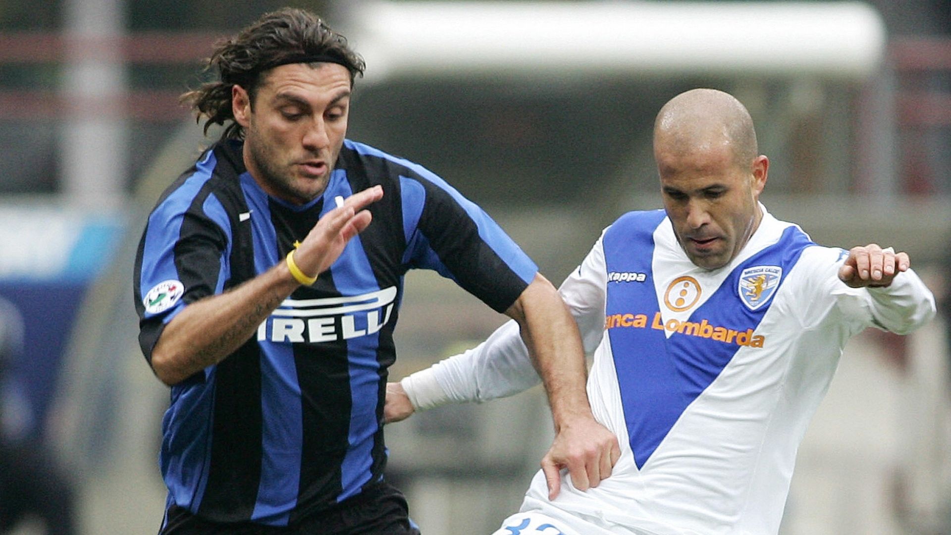 Christian Vieri Luigi Di Biagio Inter Brescia Serie A 12192004