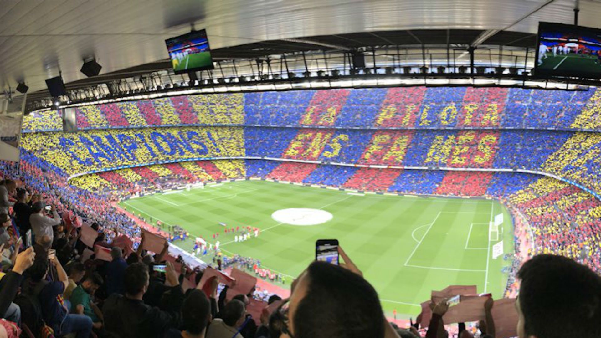 Mosaico Camp Nou Barcelona - Real Madrid