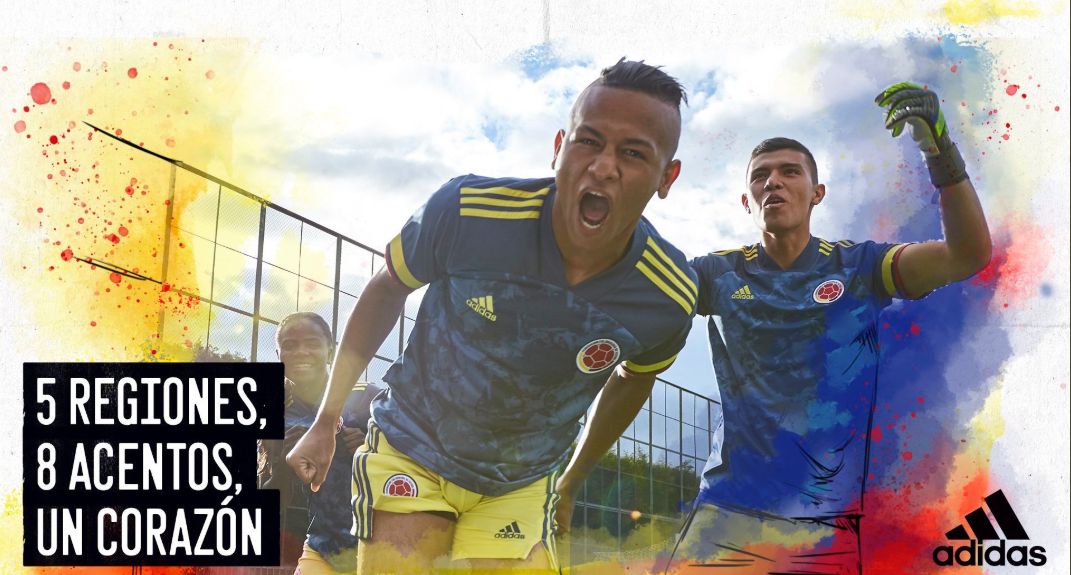 Nueva camiseta de Colombia